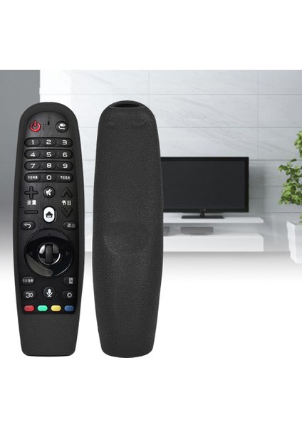 Kaymaz Darbeye Dayanıklı Koruyucu Silikon Kılıf Lg An MR600 Tv Uzaktan Kumandası Siyah (Yurt Dışından) fiyatları
