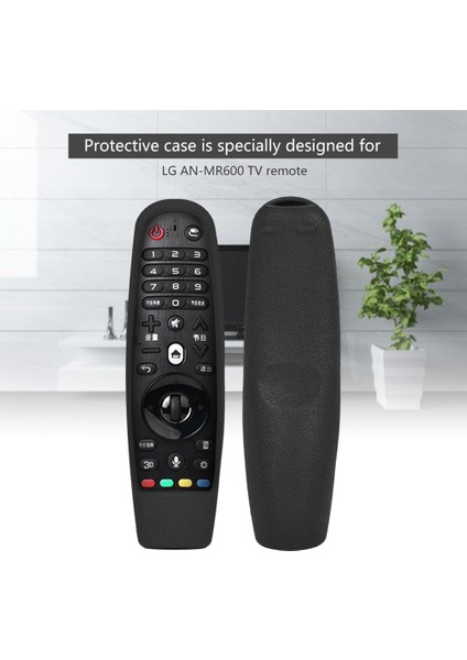 Kaymaz Darbeye Dayanıklı Koruyucu Silikon Kılıf Lg An MR600 Tv Uzaktan Kumandası Siyah (Yurt Dışından) fırsatları