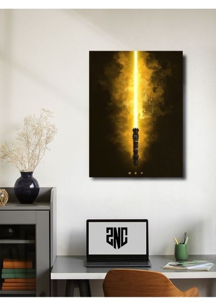 Rey, Starwars Işın Kılıcı Koleksiyon, Film ve Karakter Özel Tasarım Poster Serisi fiyatları