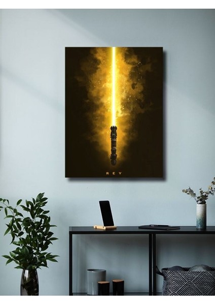 Rey, Starwars Işın Kılıcı Koleksiyon, Film ve Karakter Özel Tasarım Poster Serisi modelleri