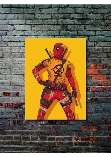 Deadpool - Marvel - Dizi, Film ve Karakter Özel Tasarım Poster Serisi, Eşsiz Tasarım,