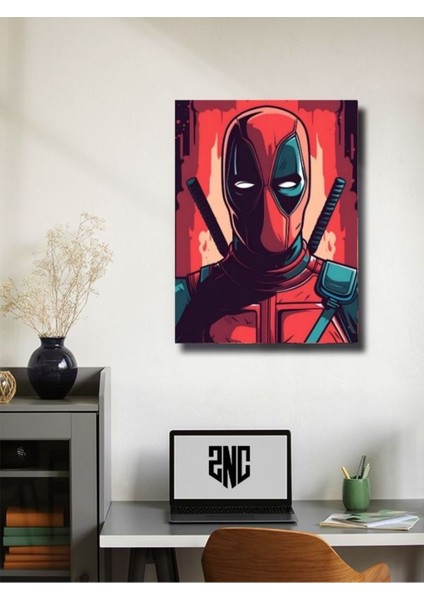 Deadpool - Marvel - Dizi, Film ve Karakter Özel Tasarım Poster Serisi, Eşsiz Tasarım, fiyatları