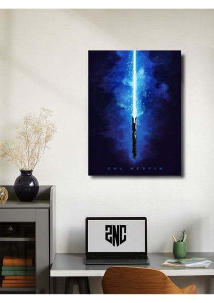 Cal Kestis, Starwars Işın Kılıcı Koleksiyon, Film ve Karakter Özel Tasarım Poster Serisi fiyatları