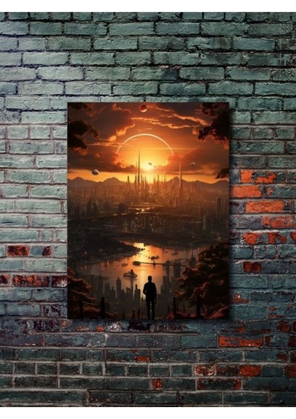 Manzara, Doğa Temalı Poster, Özel Tasarım Kağıt Poster, Duvar Sanatı