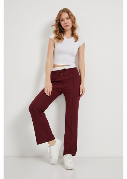 Bel Garni Detaylı Önü Çimalı Eşofman Altı