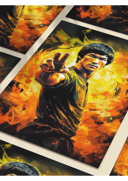 Bruce Lee, Film, Dizi, Karakter Posterleri, Özel Tasarım Kağıt Poster, Duvar Sanatı fırsatları