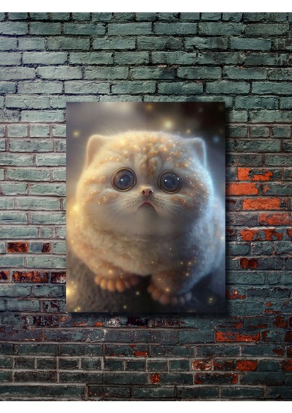 Kedi Teması, Özel Tasarım Kağıt Poster, Duvar Sanatı