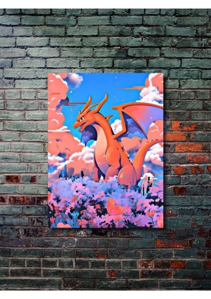 Charizard - Pokemon - Anime & Manga Posterleri, Özel Tasarım Kağıt Poster