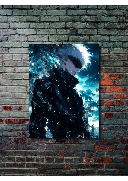 Satoru Gojo, Jujutsu Kaisen, Özel Tasarım Kağıt Poster, Duvar Sanatı