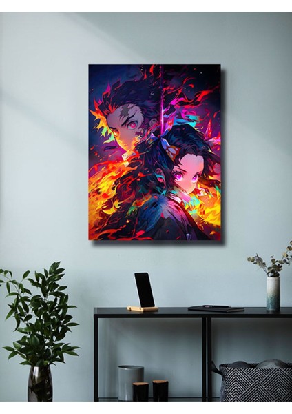 Tanjiro, Demon Slayer Posterleri, Özel Tasarım Kağıt Poster, Duvar Sanatı modelleri