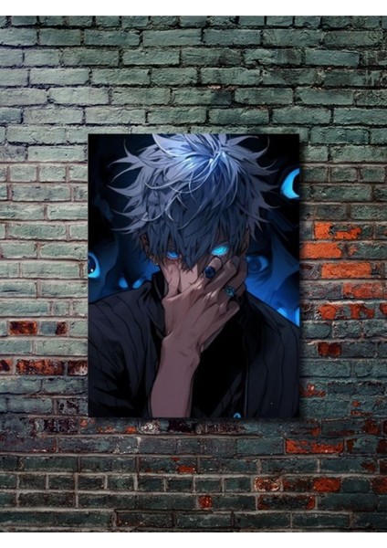 Satoru Gojo - Jujutsu Kaisen, Anime - Manga Serisi, Özel Tasarım Kağıt Poster, Duvar Sanatı