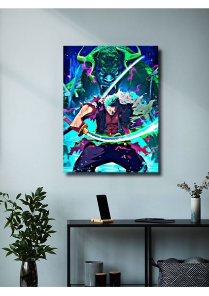 Zoro - One Piece, Özel Tasarım Kağıt Poster, Duvar Sanatı modelleri
