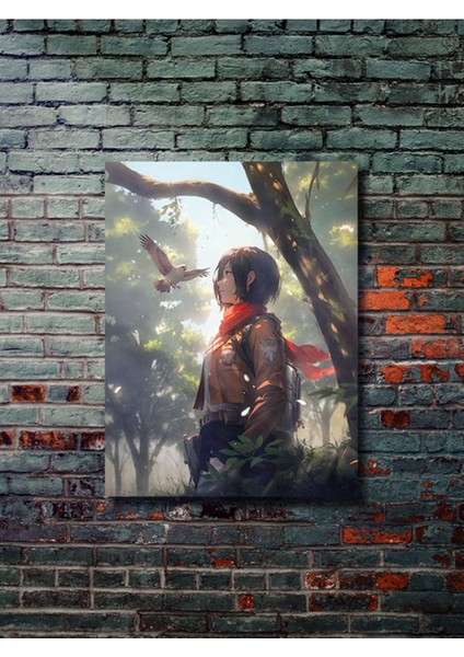 Mikasa Akerman - Attack On Titan - Anime & Manga Posterleri, Özel Tasarım Kağıt Poster