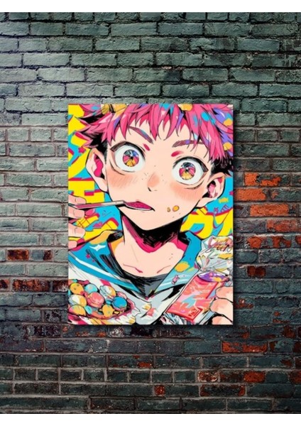 Satoru Gojo - Jujutsu Kaisen - Anime & Manga Posterleri, Özel Tasarım Kağıt Poster
