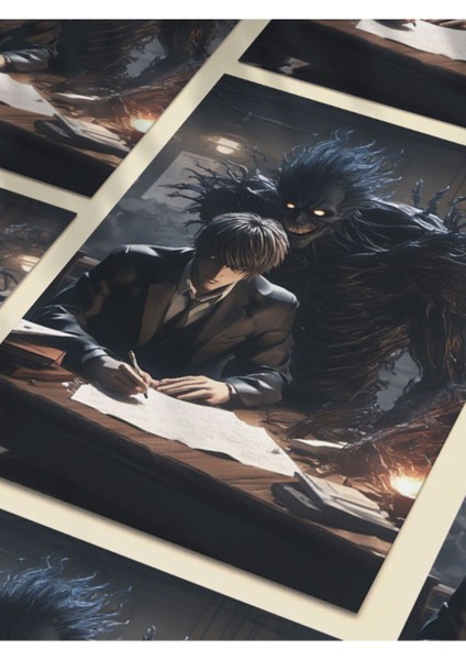 Yagami Light, Death Note, Özel Tasarım Kağıt Poster, Duvar Sanatı