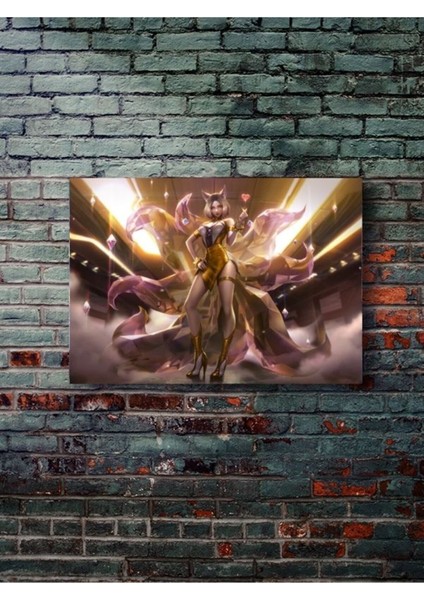 Ahri - Gaming Posterleri, Özel Tasarım Kağıt Poster