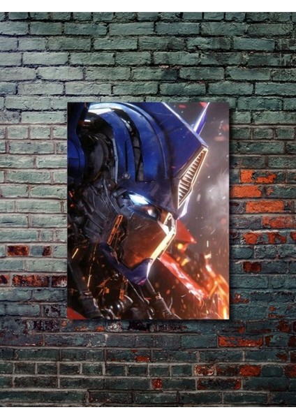 Optimus Prime - Transformers - Dizi, Film ve Karakter Özel Tasarım Poster Serisi, Eşsiz Tasarım,