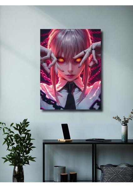 Makima - Chainsaw Man, Anime - Manga Serisi, Özel Tasarım Kağıt Poster, Duvar Sanatı modelleri