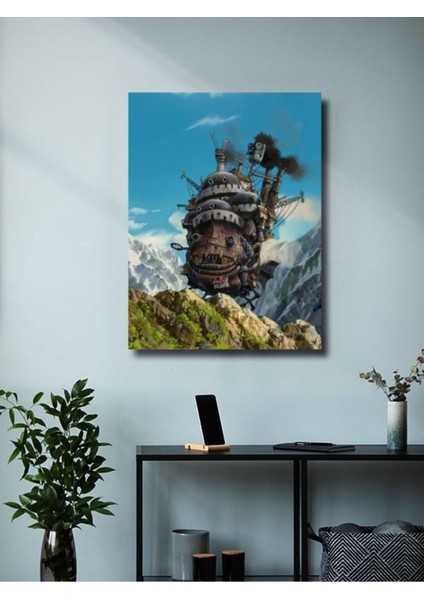 Yürüyen Şato (Howl's Moving Castle) - Anime & Manga Posterleri, Özel Tasarım Kağıt Poster modelleri