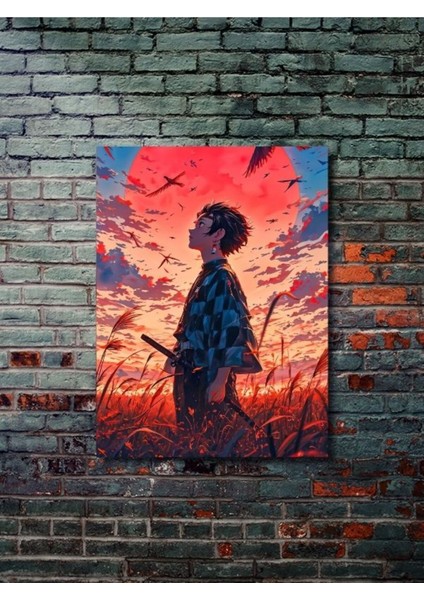 Tanjiro - Demon Slayer - Anime & Manga Posterleri, Özel Tasarım Kağıt Poster