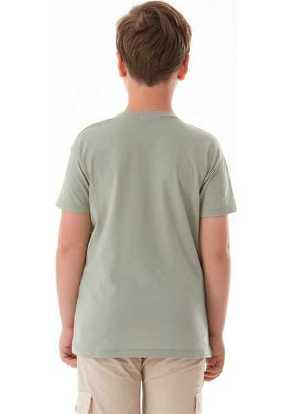%100 Pamuk Uzay Baskılı Erkek Çocuk Tişört fırsatları