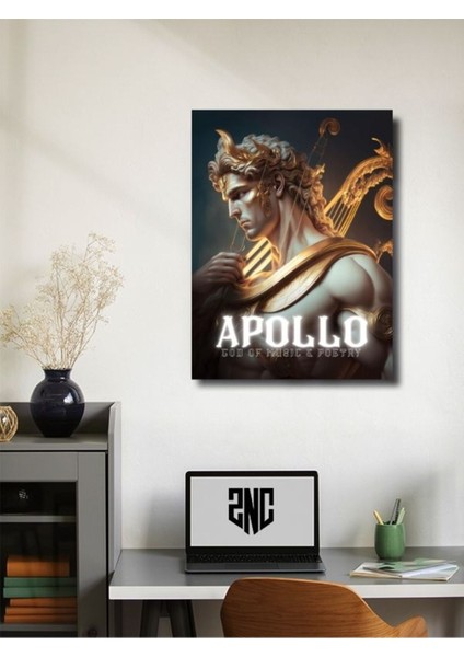 Apollo - Eşsiz Tasarım Yunan Tanrıları, Mitoloji, Karakter Posterleri, Özel Tasarım Kağıt Poster, fiyatları