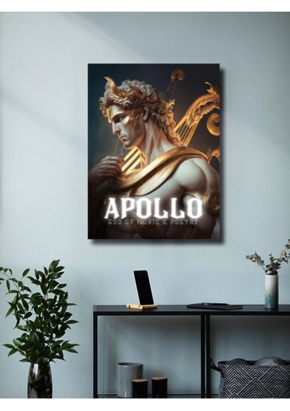 Apollo - Eşsiz Tasarım Yunan Tanrıları, Mitoloji, Karakter Posterleri, Özel Tasarım Kağıt Poster, modelleri
