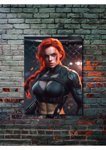 Black Widow - Marvel - Dizi, Film ve Karakter Özel Tasarım Poster Serisi, Eşsiz Tasarım,