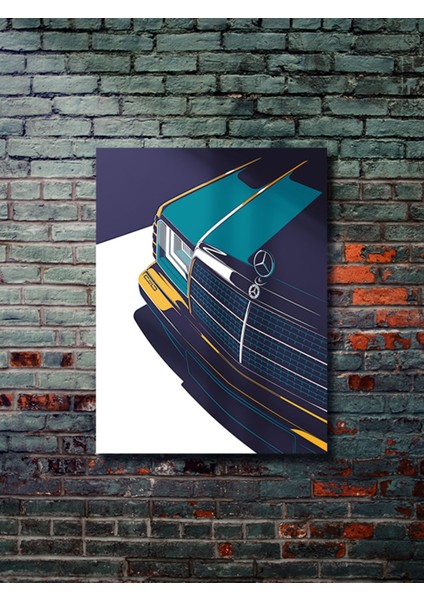 Mercedes - Cars Posterleri, Özel Tasarım Kağıt Poster, Duvar Sanatı