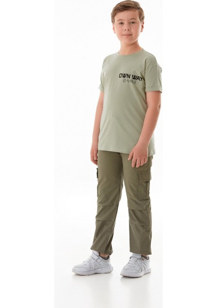 Own Way Yazı Baskılı Erkek Çocuk Tişört fiyatları