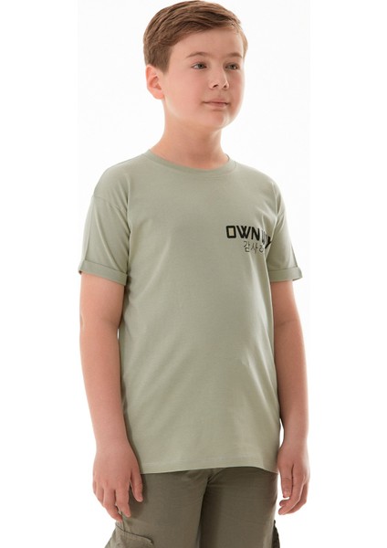 Own Way Yazı Baskılı Erkek Çocuk Tişört indirimleri