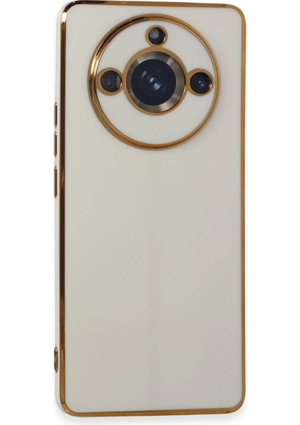 Realme 11 Pro Kılıf Volet Silikon - Beyaz Ynsmr