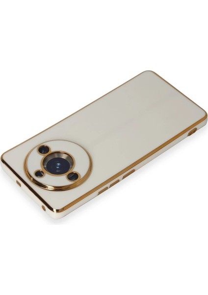 Realme 11 Pro Kılıf Volet Silikon - Beyaz Ynsmr