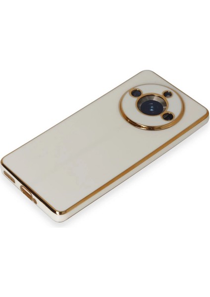 Realme 11 Pro Kılıf Volet Silikon - Beyaz Ynsmr