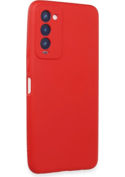 Tecno Camon 18 Kılıf First Silikon - Kırmızı Ynsmr