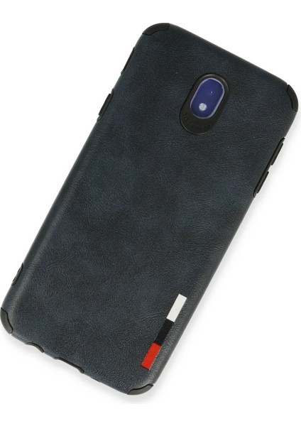 Samsung Galaxy J7 Pro / J730 Kılıf Loop Deri Silikon - Lacivert Ynsmr fiyatları