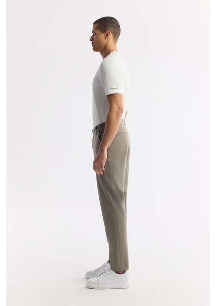 Erkek Haki Slim Fit Beli Lastikli Bi Stretch Kumaş Pantolon A51y3077 fiyatları