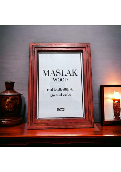 Ahşap Çerçeve 15X21 (Çerçeve Tutacağı Hediye) fiyatları