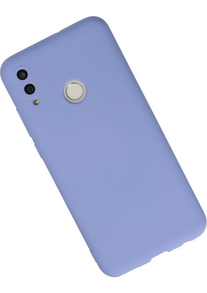 Huawei P Smart 2019 Kılıf Nano Içi Kadife Silikon - Lila Ynsmr