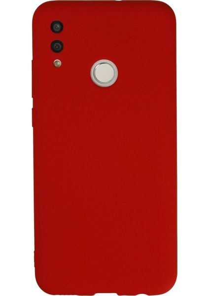 Huawei P Smart 2019 Kılıf Nano Içi Kadife Silikon - Kırmızı Ynsmr