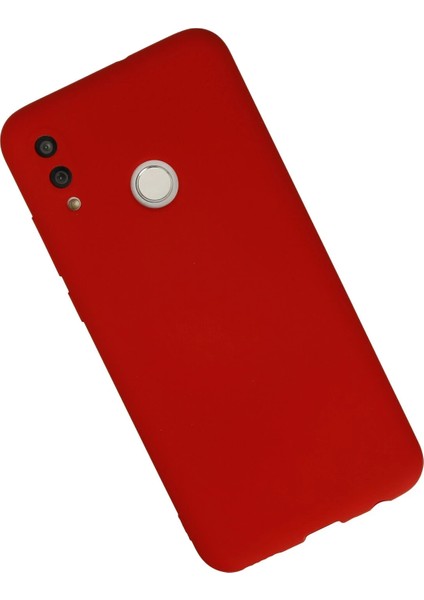 Huawei P Smart 2019 Kılıf Nano Içi Kadife Silikon - Kırmızı Ynsmr