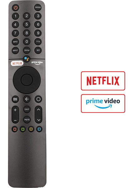 Kr Xıaomı Mı-Ver7 (L75m6-Esg) Netflıx- Prıme Vıdeo Tuşlu Lcd Led Tv Kumanda (Audıo) modelleri