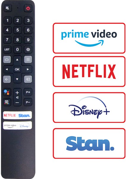 Weko Kl Tcl Rc901v Far1 Netflıx-Stan.-Prıme Vıdeo-Dısney+ Tuşlu Ses Komutlu Lcd Led Tv Kumanda modelleri