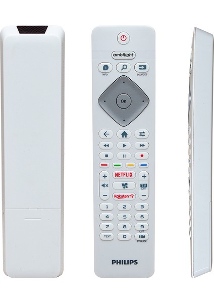 Weko Kl Phılıps Ambılıght Netflıx-Rakuten Tuşlu Beyaz LCD LED Tv Kumanda fırsatları