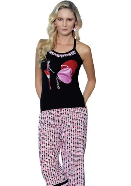 Berrak Bayan Kalp Baskılı Takım 2462