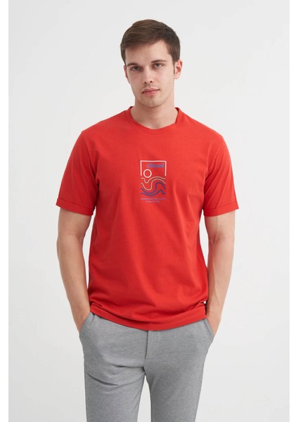 Kırmızı Erkek T-Shirt 4188 fiyatları
