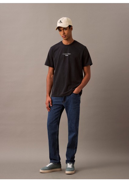 Koyu Lacivert Erkek T-Shirt LV04RB824GCJM Ss Acıd Wash 20S Cn