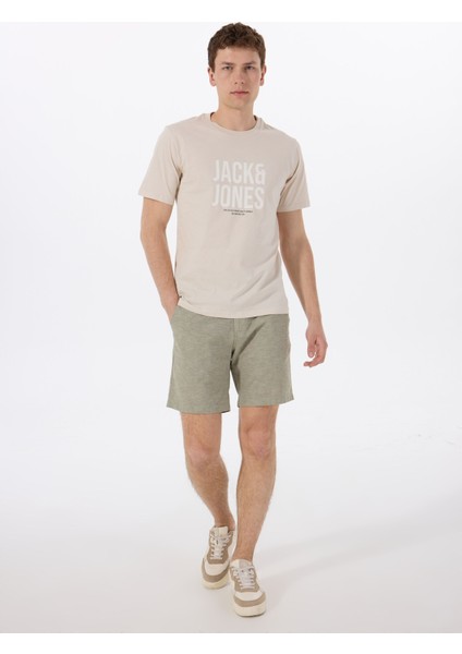 Bisiklet Yaka Taş Erkek T-Shirt 12288525_JCOTONAL Tee Ss Crew Neck
