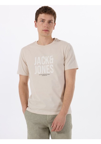 Bisiklet Yaka Taş Erkek T-Shirt 12288525_JCOTONAL Tee Ss Crew Neck