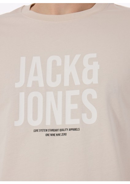 Bisiklet Yaka Taş Erkek T-Shirt 12288525_JCOTONAL Tee Ss Crew Neck